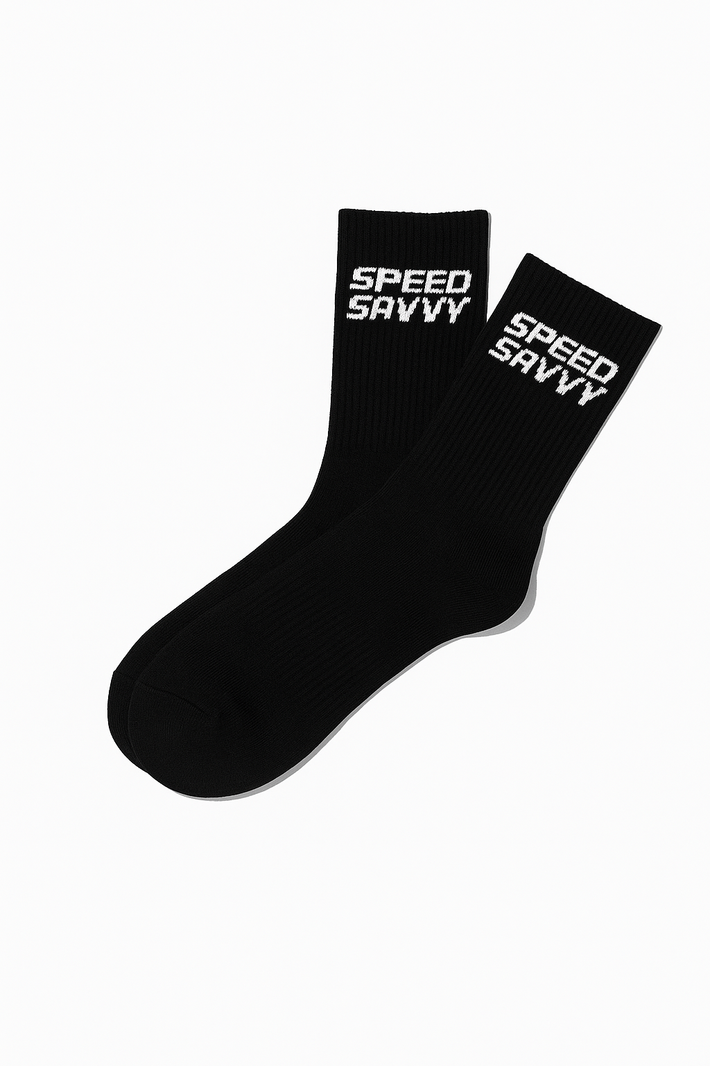 Black Speed Savvy Socks
