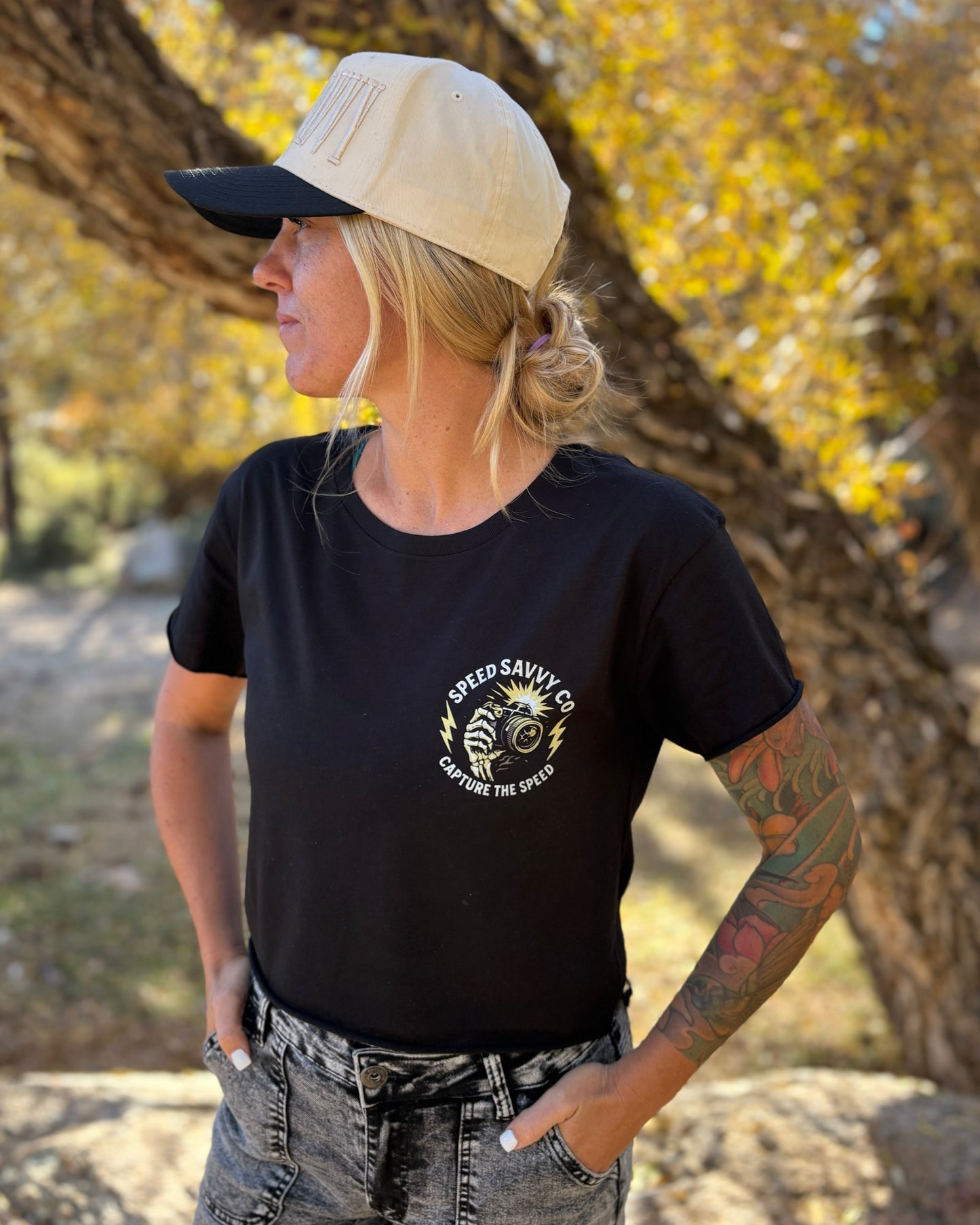 Capture The Speed Woman's Crop Tee