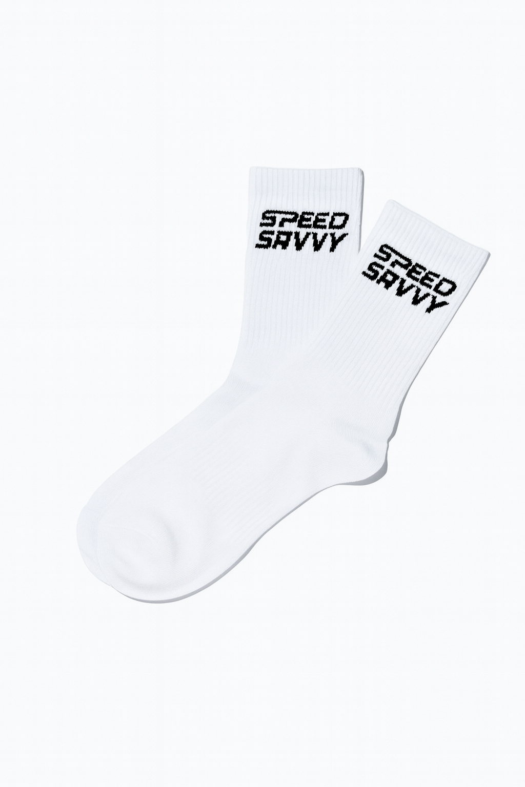 White Speed Savvy Socks