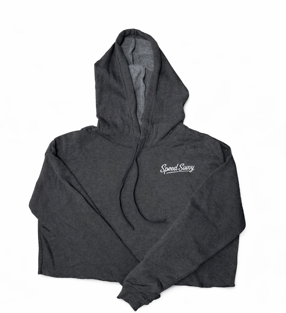 Woman’s Crop Hoodie - Grey (medium)