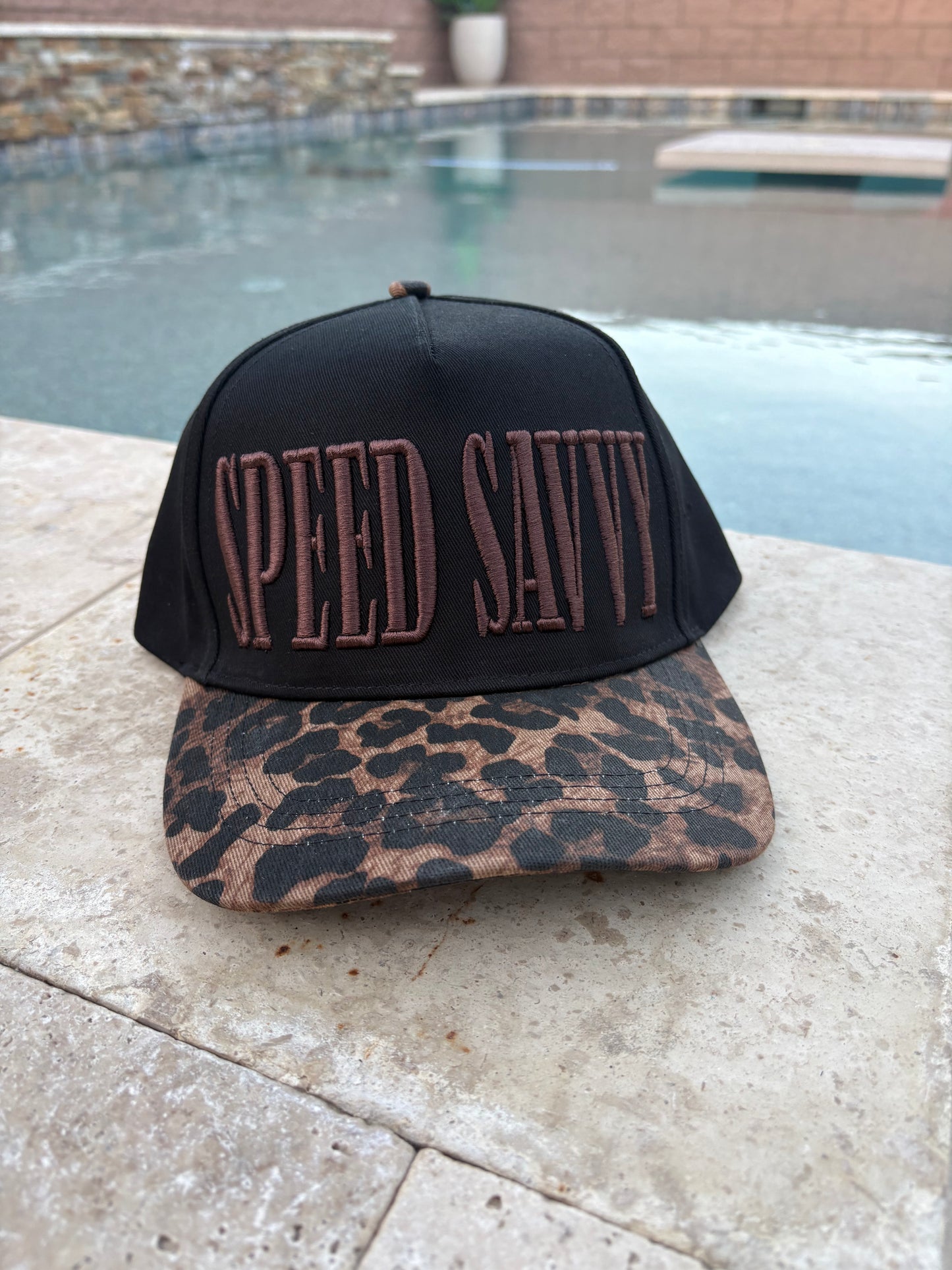 Leopard Embroidered Hat
