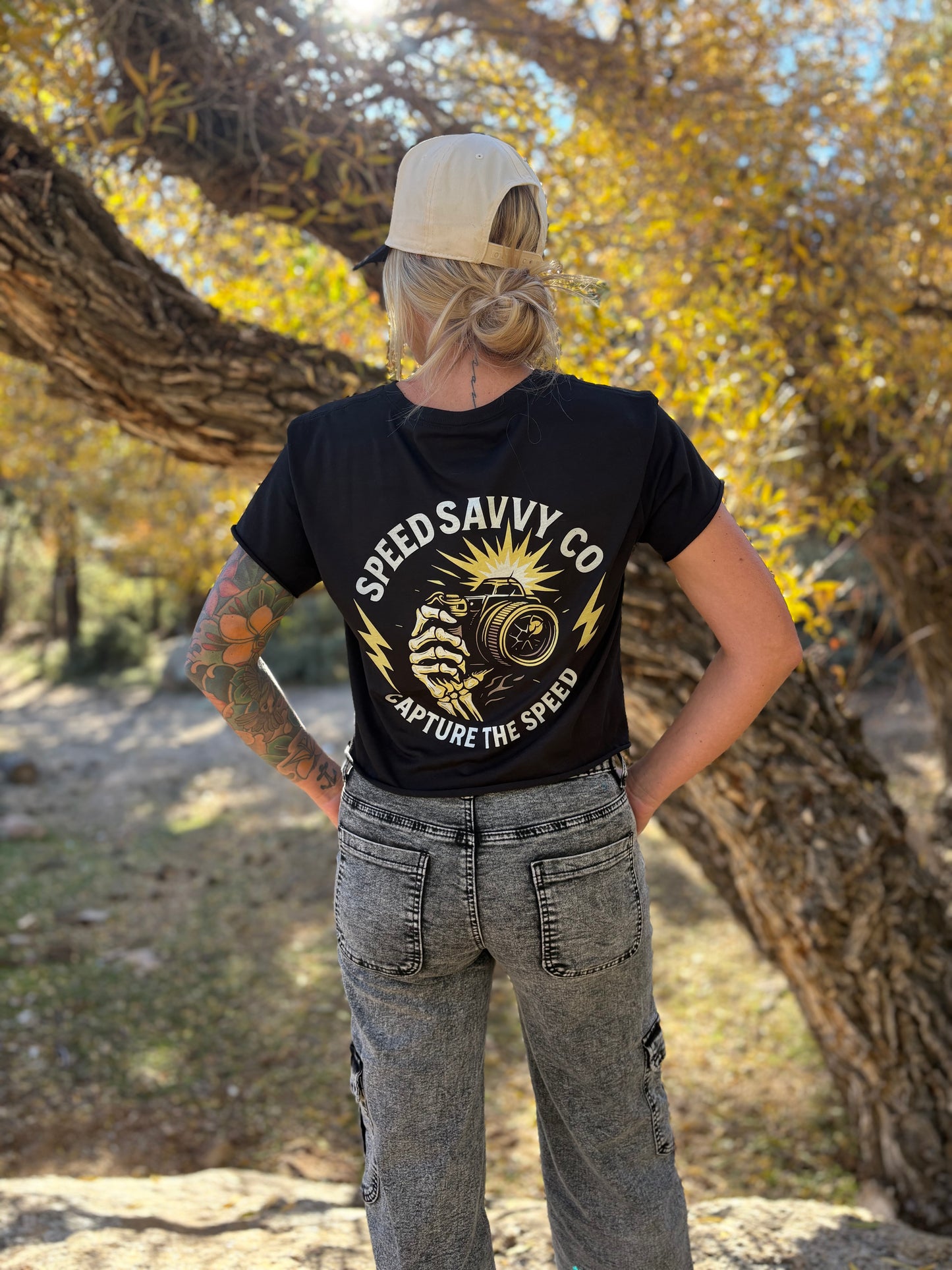 Capture The Speed Woman's Crop Tee