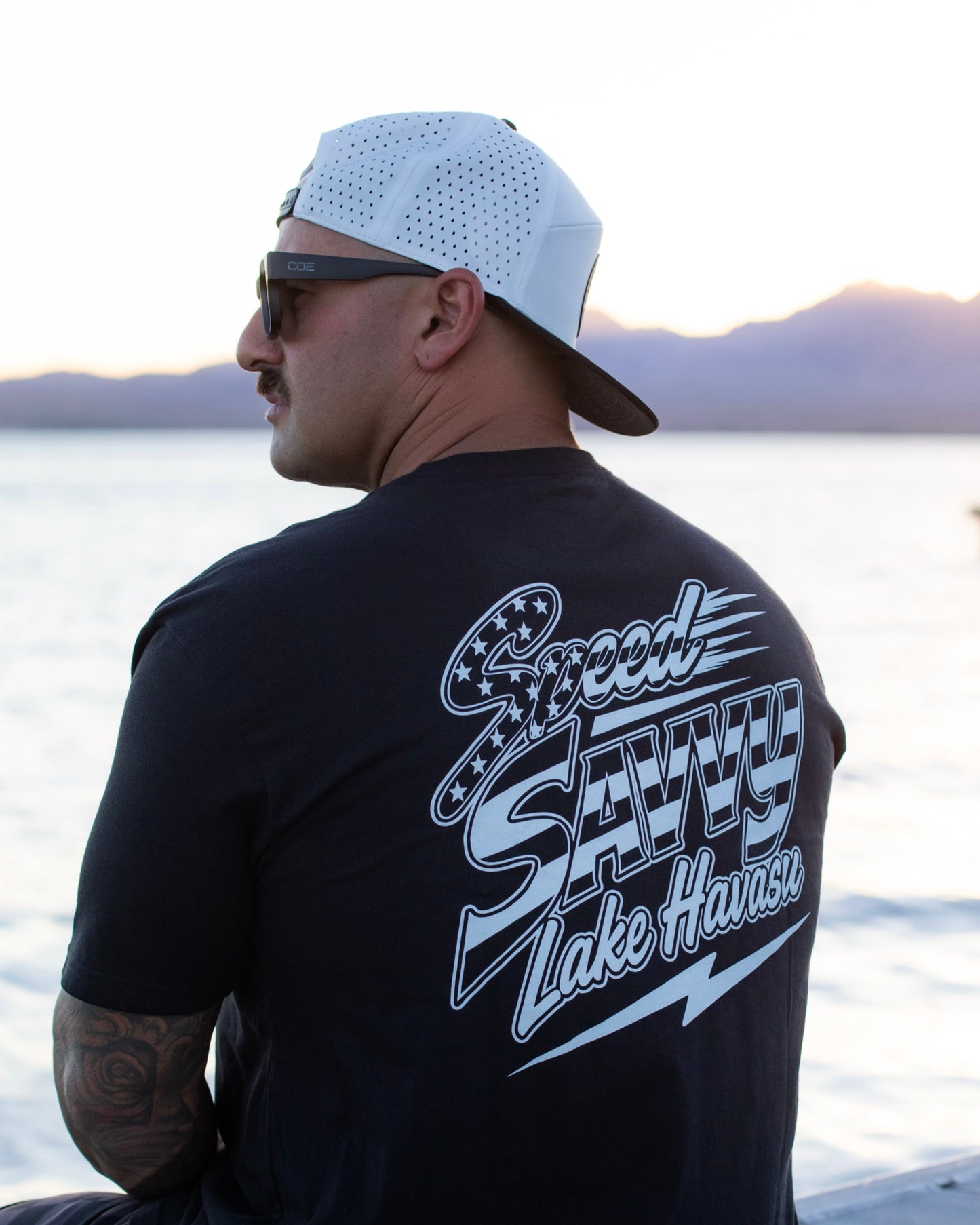 Black & White American Tee