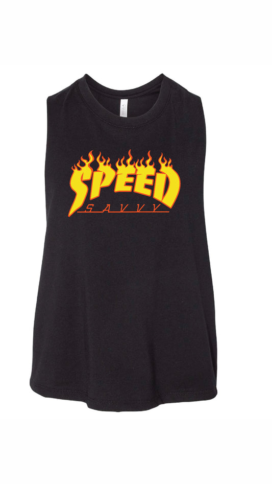 Woman’s Crop FLAME tank top