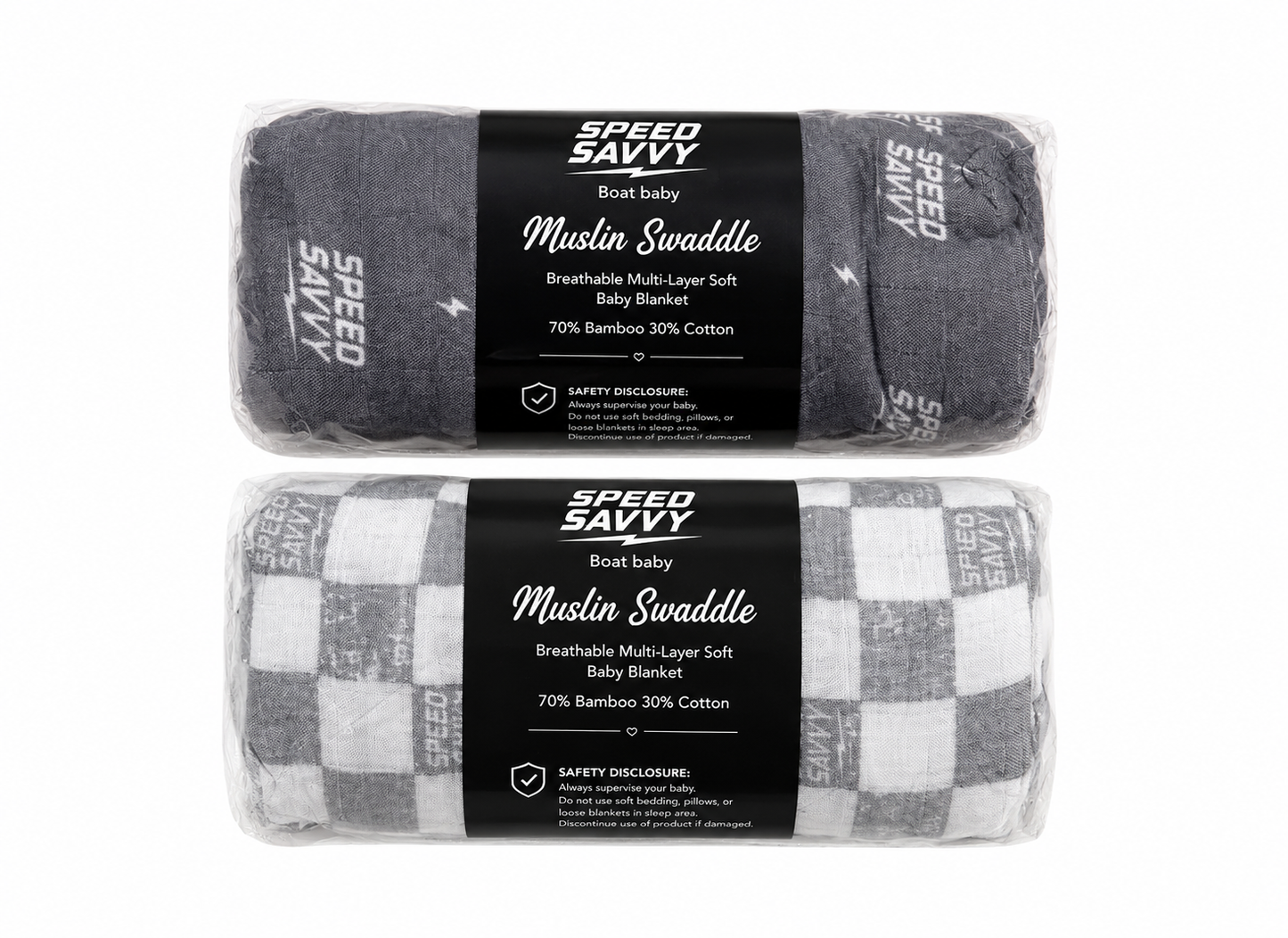 Boat Baby Muslin Blanket ( 2 PACK )