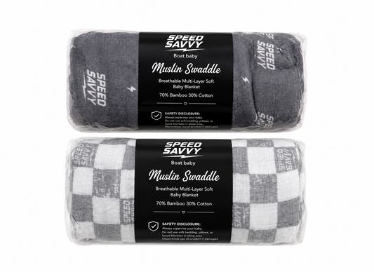 Boat Baby Muslin Blanket ( 2 PACK )