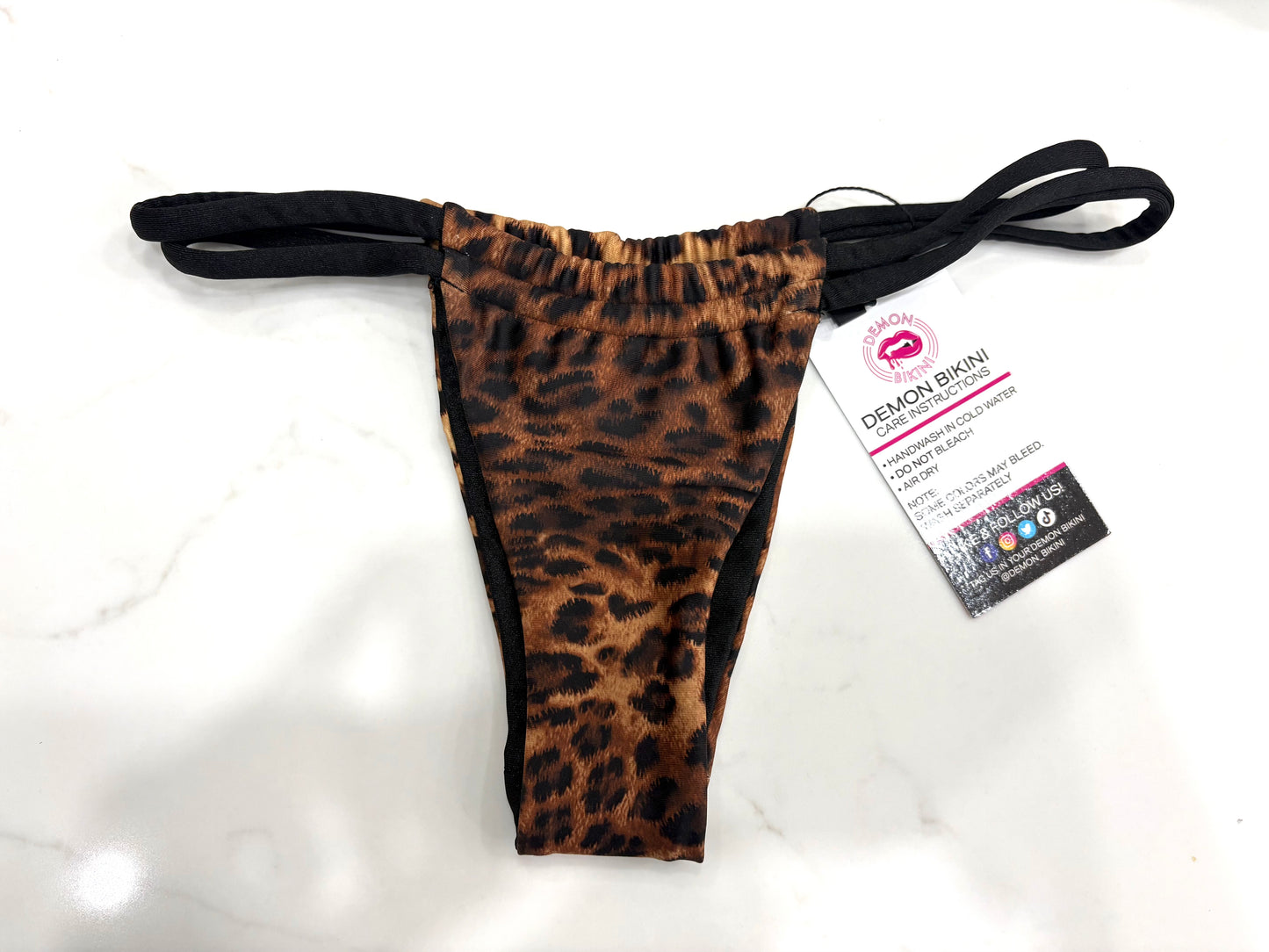 Leopard Bikini BOTTOMS