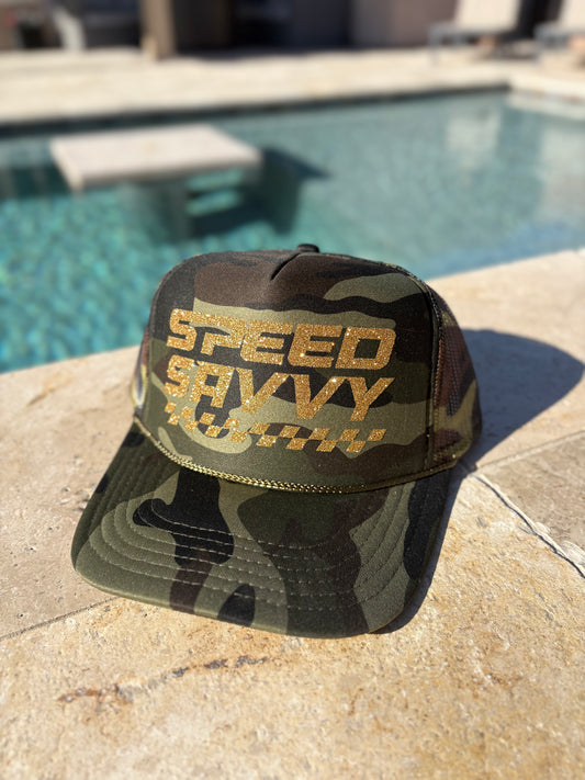 Camo & Gold Classic Trucker