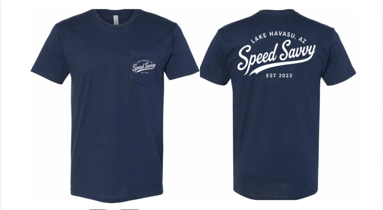 Men’s Navy Blue Pocket Tee