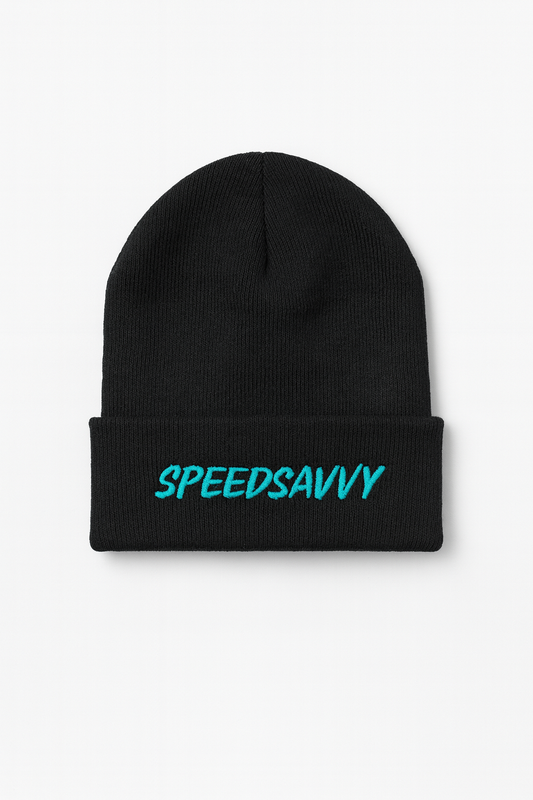 Beanie - Black & Teal