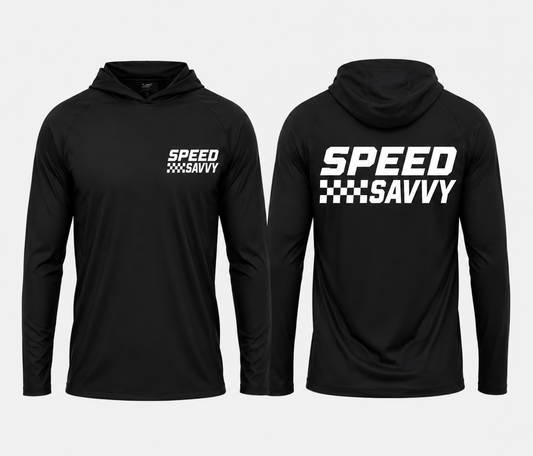 “Game-Changer” Hooded Sunshirt - Black