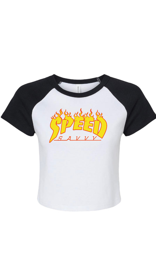 Woman’s Crop FLAME Tee